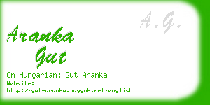 aranka gut business card